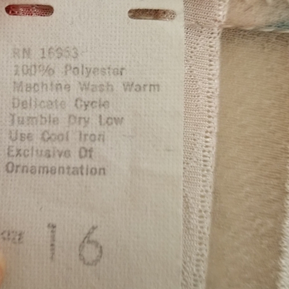 Vintage Laurel Ridge Semi Sheer Floral Print Kimono Top Size 16 - Picture 7 of 7